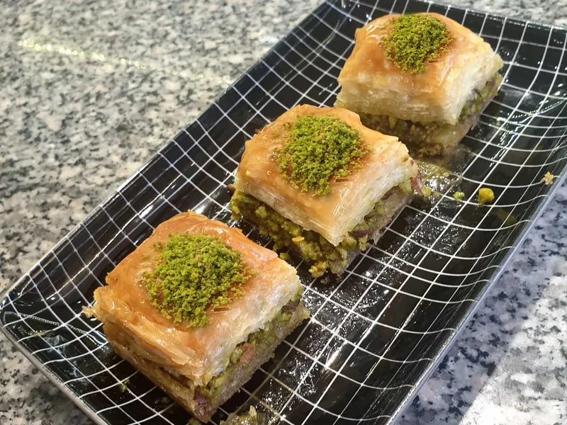 Fıstıklı kuru baklava
